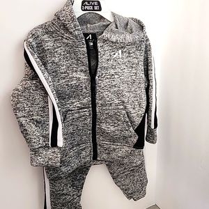 Boys-Alive Active Wear 2pc-Lt.Gray